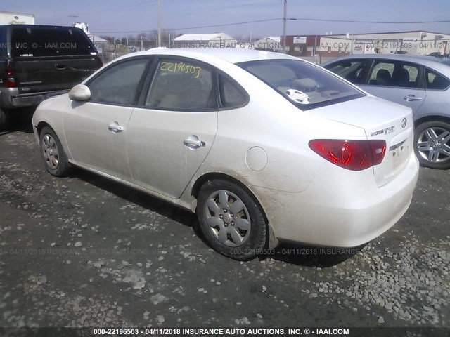 KMHDU46DX9U632528 - 2009 HYUNDAI ELANTRA GLS/SE WHITE photo 3