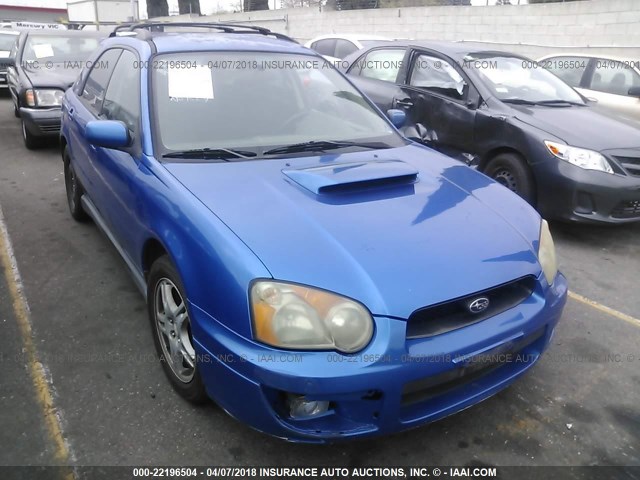 JF1GG29654H807558 - 2004 SUBARU IMPREZA WRX BLUE photo 1