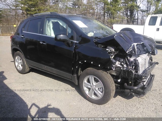 3GNCJPSB0JL281360 - 2018 CHEVROLET TRAX 1LT BLACK photo 1