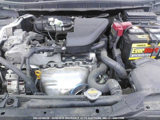 JN8AS5MV8BW682003 - 2011 NISSAN ROGUE S/SV/KROM ნაცრისფერი ფოტო 10