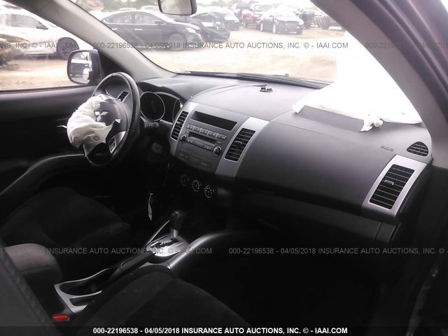 JA4AS2AW6CU025070 - 2012 MITSUBISHI OUTLANDER ES ნაცრისფერი ფოტო 5