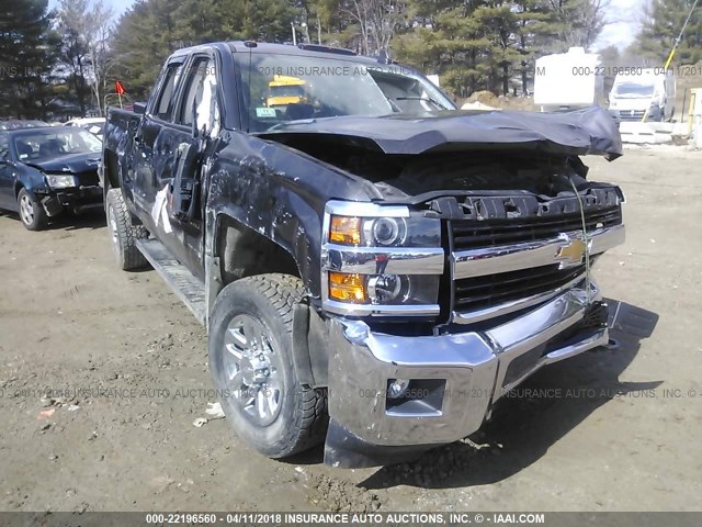 1GC2KVE8XGZ210268 - 2016 CHEVROLET SILVERADO K2500 HEAVY DUTY LT BLACK photo 1