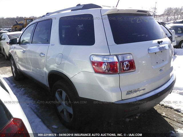 1GKKRRED7BJ226438 - 2011 GMC ACADIA SLT-1 Blanco foto 3