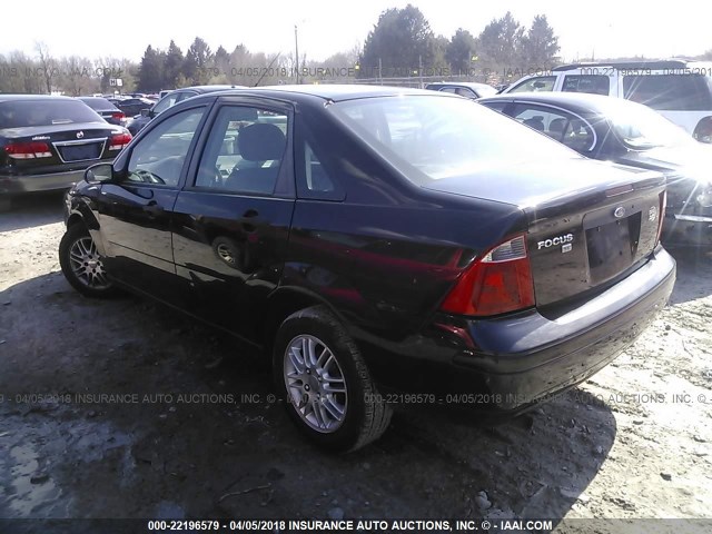 1FAHP34N77W278526 - 2007 FORD FOCUS ZX4/S/SE/SES 黑色 照片 3