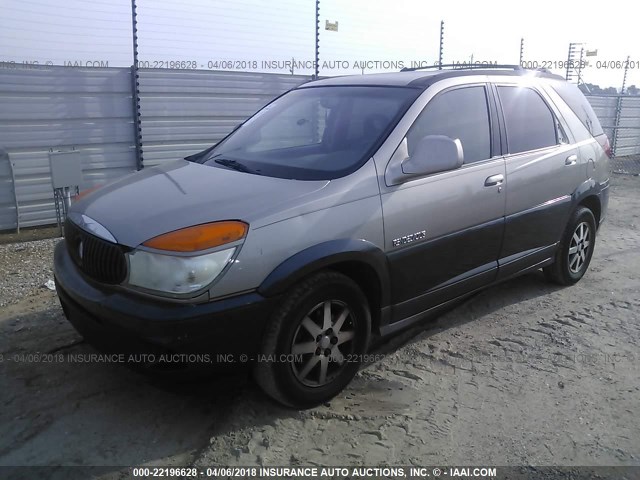 3G5DB03E22S504216 - 2002 BUICK RENDEZVOUS CX/CXL TAN photo 2