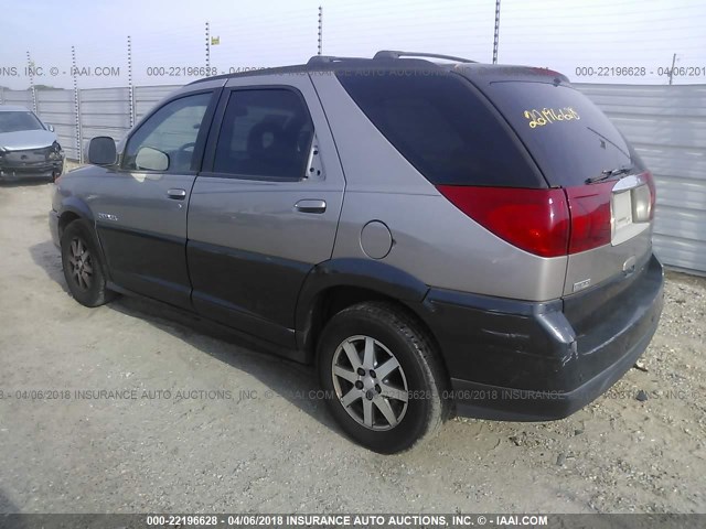 3G5DB03E22S504216 - 2002 BUICK RENDEZVOUS CX/CXL TAN photo 3