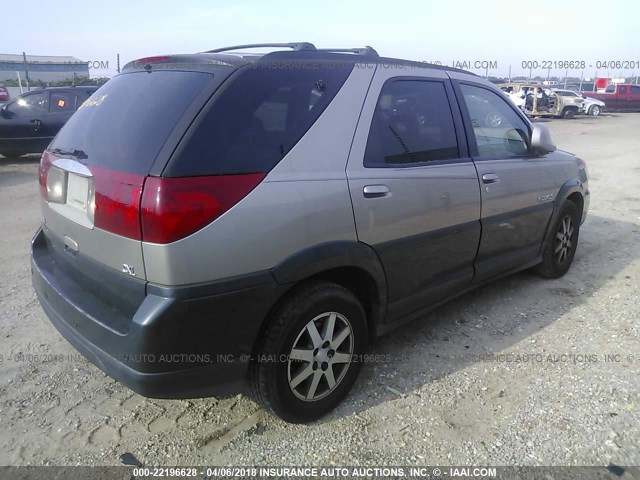 3G5DB03E22S504216 - 2002 BUICK RENDEZVOUS CX/CXL TAN photo 4