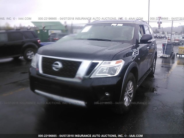 JN8AY2NDXH9006565 - 2017 NISSAN ARMADA SV/SL/PLATINUM BLACK photo 2