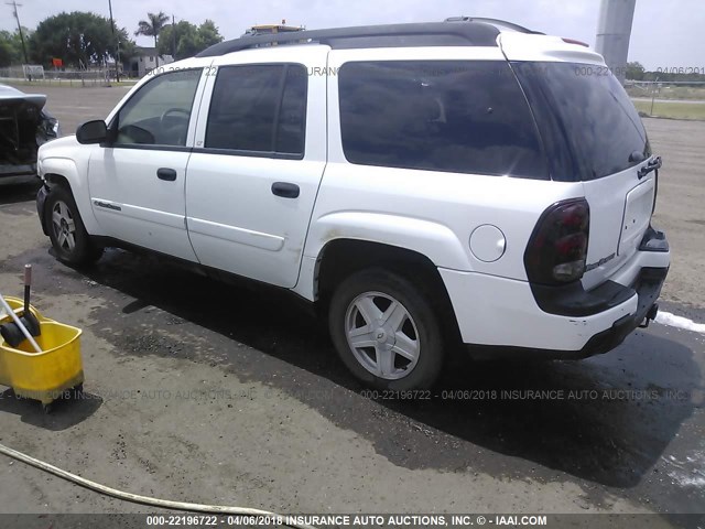 1GNES16S236201535 - 2003 CHEVROLET TRAILBLAZER EXT WHITE photo 3