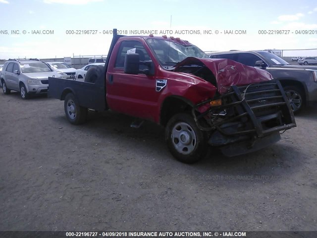 1FDSF35Y49EA20867 - 2009 FORD F350 SUPER DUTY RED photo 1