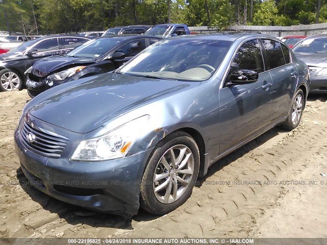 JNKCV61E09M304123 - 2009 INFINITI G37 JOURNEY/SPORT Light Blue photo 2