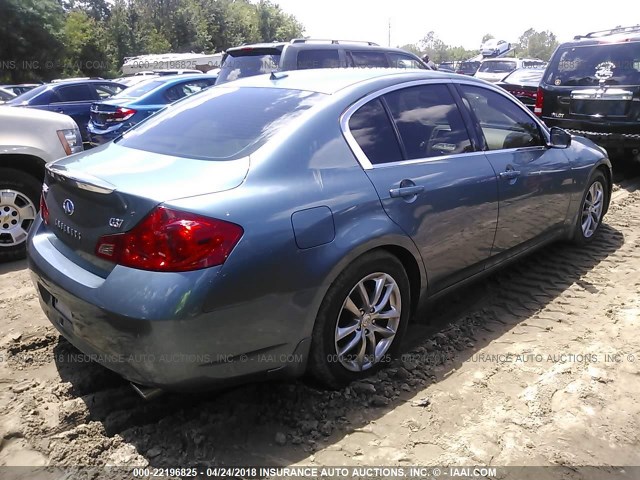 JNKCV61E09M304123 - 2009 INFINITI G37 JOURNEY/SPORT Light Blue photo 4