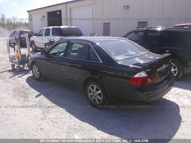 4T1BF28B24U346229 - 2004 TOYOTA AVALON XL/XLS BLACK photo 3