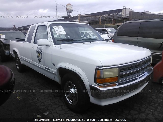 1B7GL23X6RS586389 - 1994 DODGE DAKOTA WHITE photo 1