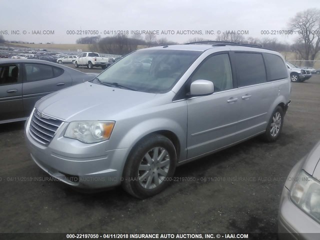 2A8HR54P98R684716 - 2008 CHRYSLER TOWN & COUNTRY TOURING SILVER photo 2