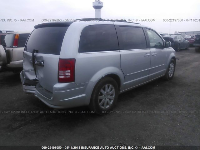 2A8HR54P98R684716 - 2008 CHRYSLER TOWN & COUNTRY TOURING SILVER photo 4