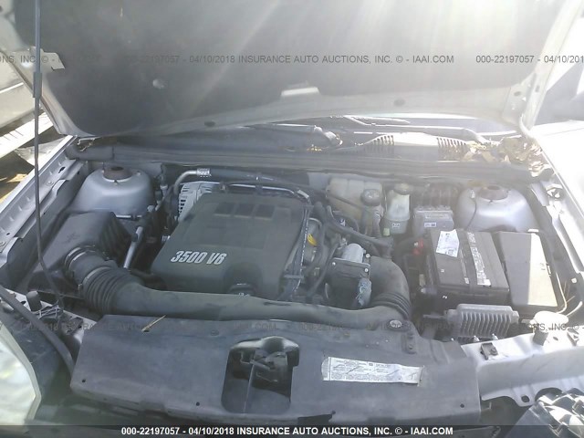 1G1ZT548X5F248314 - 2005 CHEVROLET MALIBU LS 银色 照片 10