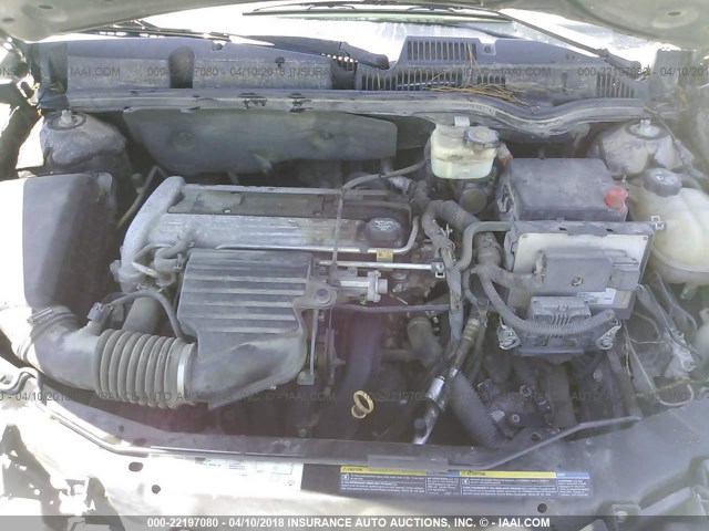 1G8AJ52F64Z137844 - 2004 SATURN ION LEVEL 2 SILVER photo 10