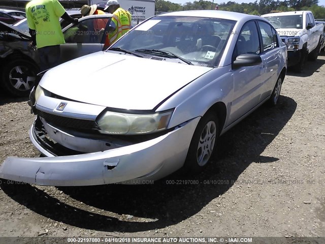 1G8AJ52F64Z137844 - 2004 SATURN ION LEVEL 2 SILVER photo 2