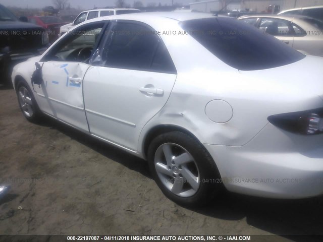 1YVFP80C845N27494 - 2004 MAZDA 6 I WHITE photo 6