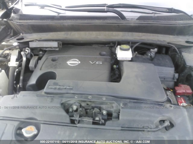 5N1AR2MN5DC650213 - 2013 NISSAN PATHFINDER S/SV/SL/PLATINUM 灰色 照片 10