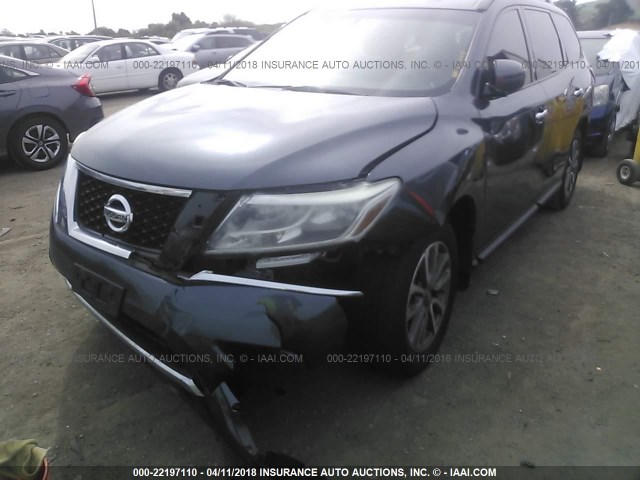 5N1AR2MN5DC650213 - 2013 NISSAN PATHFINDER S/SV/SL/PLATINUM 灰色 照片 6