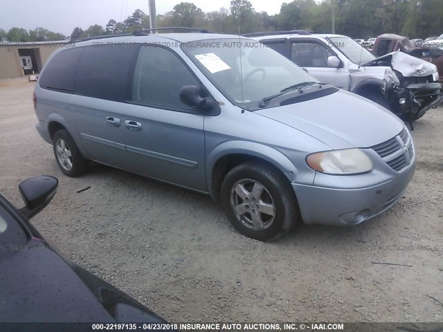 2D4GP44L56R758746 - 2006 DODGE GRAND CARAVAN SXT BLUE photo 1