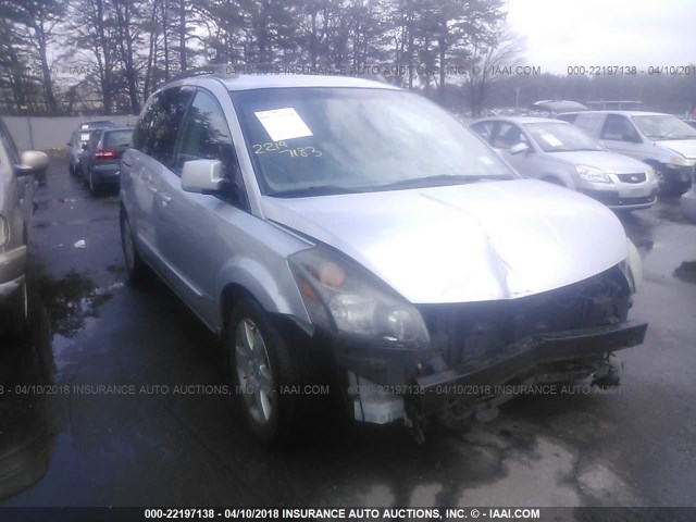 5N1BV28U45N104008 - 2005 NISSAN QUEST S/SE/SL GRAY photo 1