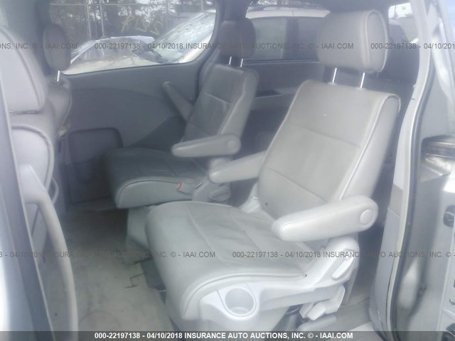 5N1BV28U45N104008 - 2005 NISSAN QUEST S/SE/SL GRAY photo 8