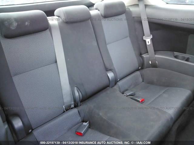 JTKDE167280247005 - 2008 TOYOTA SCION TC GRAY photo 8