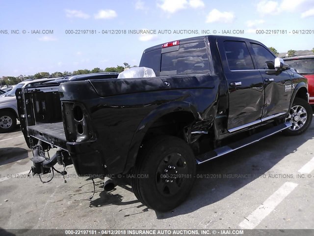 3C6UR5GLXHG732218 - 2017 RAM 2500 LONGHORN BLACK photo 4