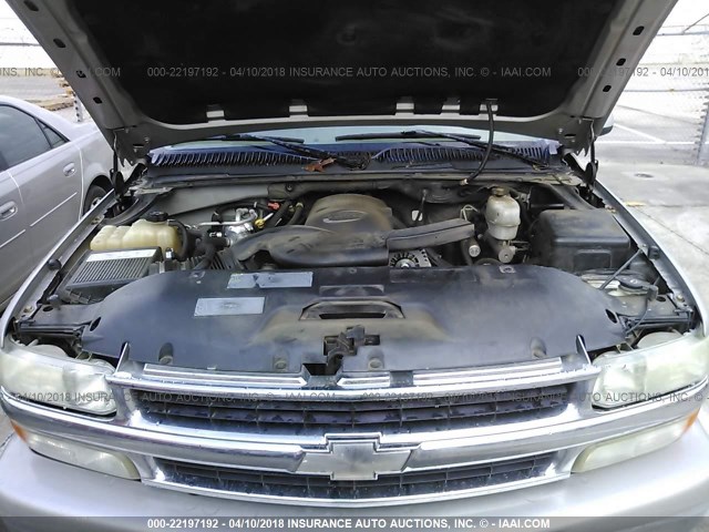 1GNEC13Z44R113794 - 2004 CHEVROLET TAHOE C1500 GRAY photo 10