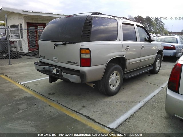 1GNEC13Z44R113794 - 2004 CHEVROLET TAHOE C1500 GRAY photo 4