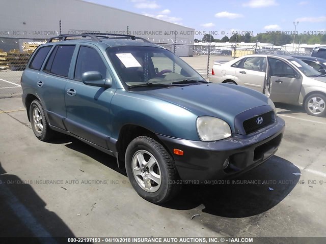 KM8SC73D92U252795 - 2002 HYUNDAI SANTA FE GLS/LX GREEN photo 1