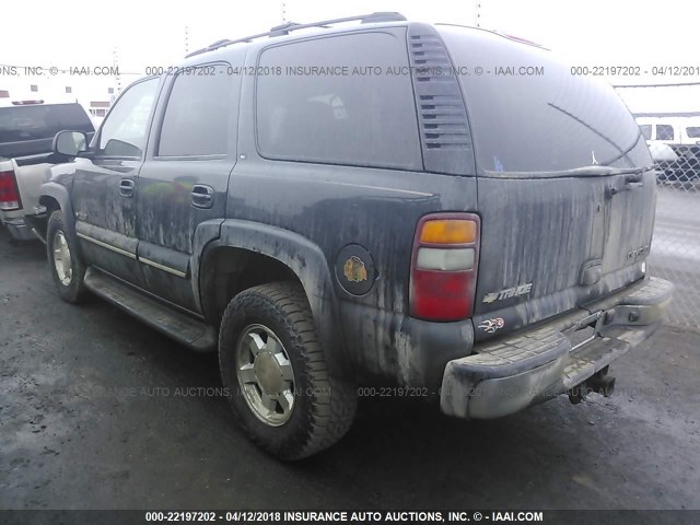 1GNEK13Z33J165269 - 2003 CHEVROLET TAHOE K1500 GRAY photo 3