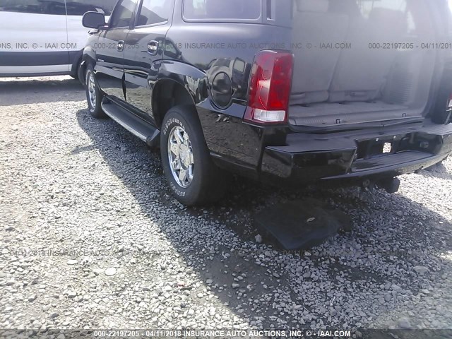 1GYEK63N24R174786 - 2004 CADILLAC ESCALADE LUXURY შავი ფოტო 3