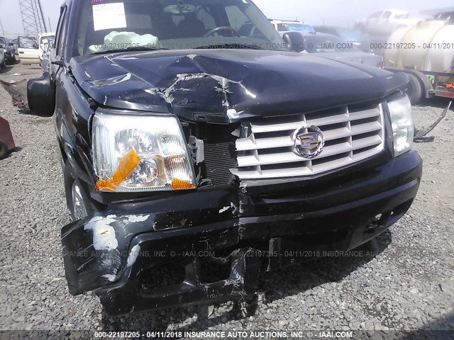 1GYEK63N24R174786 - 2004 CADILLAC ESCALADE LUXURY შავი ფოტო 6