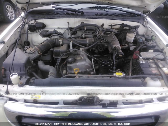 4TASM92N7XZ417868 - 1999 TOYOTA TACOMA XTRACAB PRERUNNER თეთრი ფოტო 10