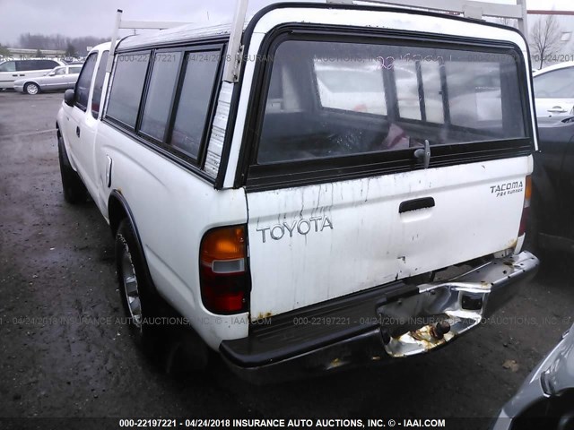 4TASM92N7XZ417868 - 1999 TOYOTA TACOMA XTRACAB PRERUNNER თეთრი ფოტო 3