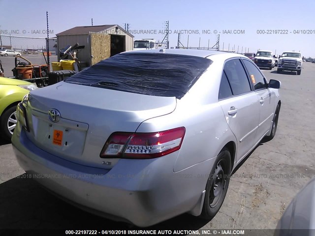 4T4BF3EK7AR030417 - 2010 TOYOTA CAMRY SE/LE/XLE 银色 照片 4