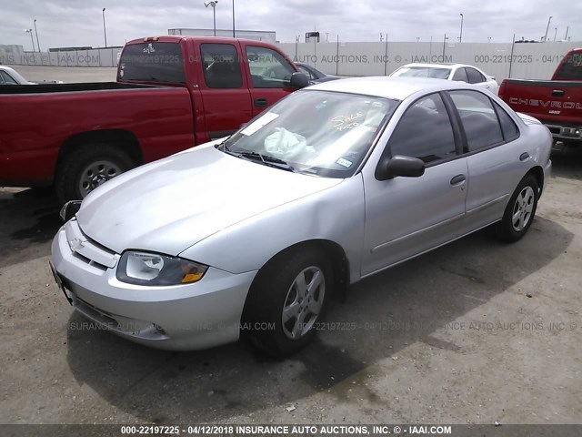 1G1JF52F447222600 - 2004 CHEVROLET CAVALIER LS SILVER photo 2