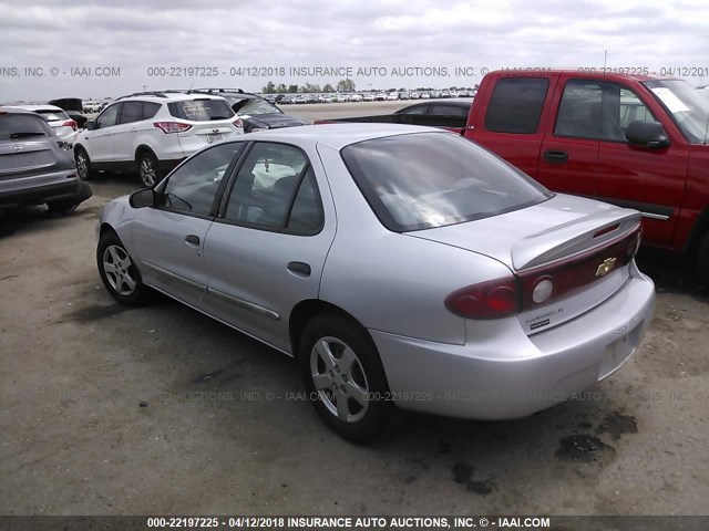 1G1JF52F447222600 - 2004 CHEVROLET CAVALIER LS SILVER photo 3