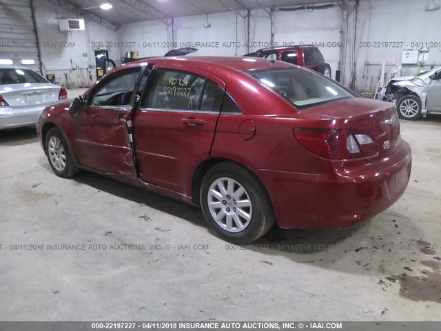 1C3LC46K97N511602 - 2007 CHRYSLER SEBRING RED photo 3