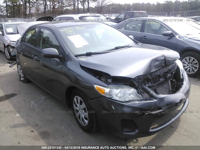 2T1BU4EE5BC572506 - 2011 TOYOTA COROLLA S/LE GRAY photo 1