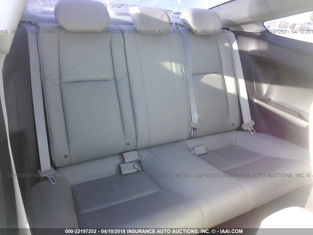 2HGFG3B10CH545887 - 2012 HONDA CIVIC EXL WHITE photo 8