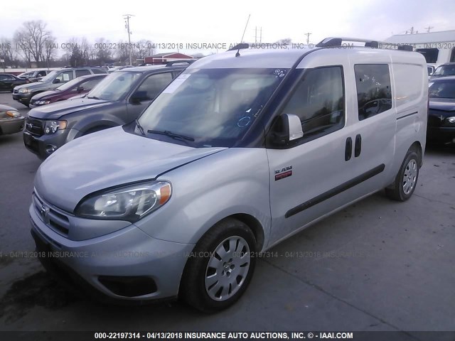 ZFBERFBT4F6A40051 - 2015 RAM PROMASTER CITY SLT 银色 照片 2