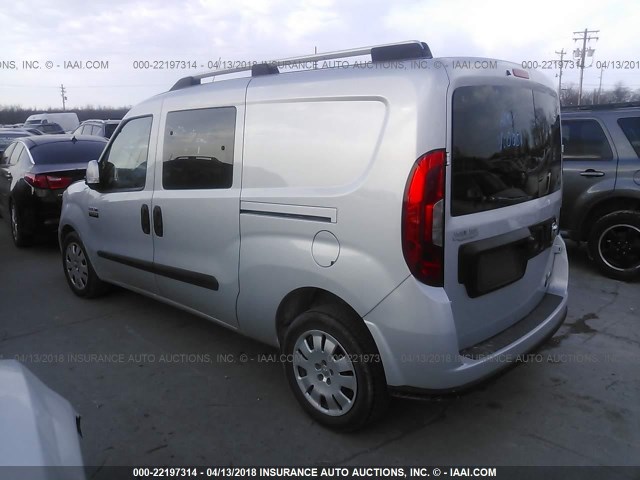 ZFBERFBT4F6A40051 - 2015 RAM PROMASTER CITY SLT 银色 照片 3