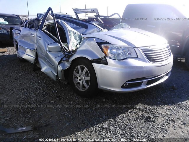 2A4RR5DG5BR746383 - 2011 CHRYSLER TOWN & COUNTRY TOURING SILVER photo 1