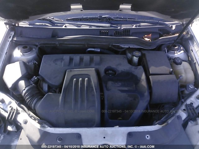 1G2AS18H097194231 - 2009 PONTIAC G5 SILVER photo 10