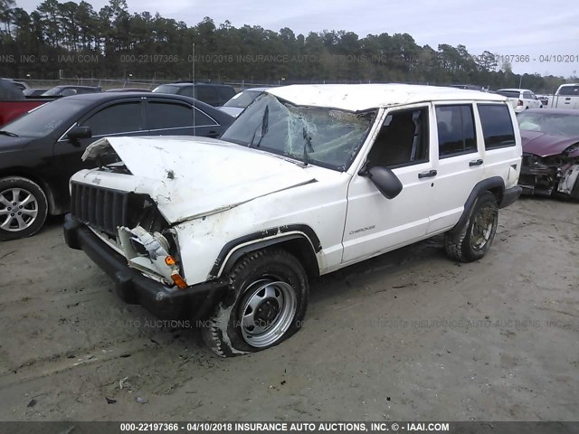 1J4FT28S1XL669500 - 1999 JEEP CHEROKEE SE WHITE photo 2